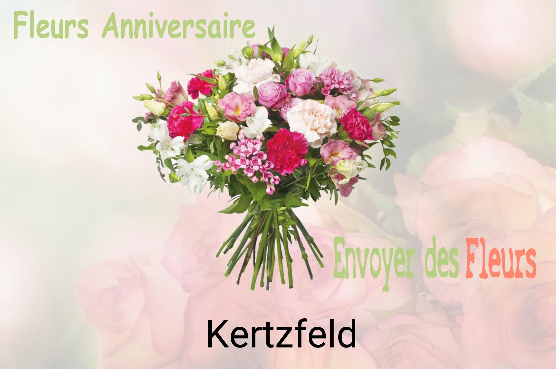 Bouquet de fleurs d’anniversaire livré à Kertzfeld